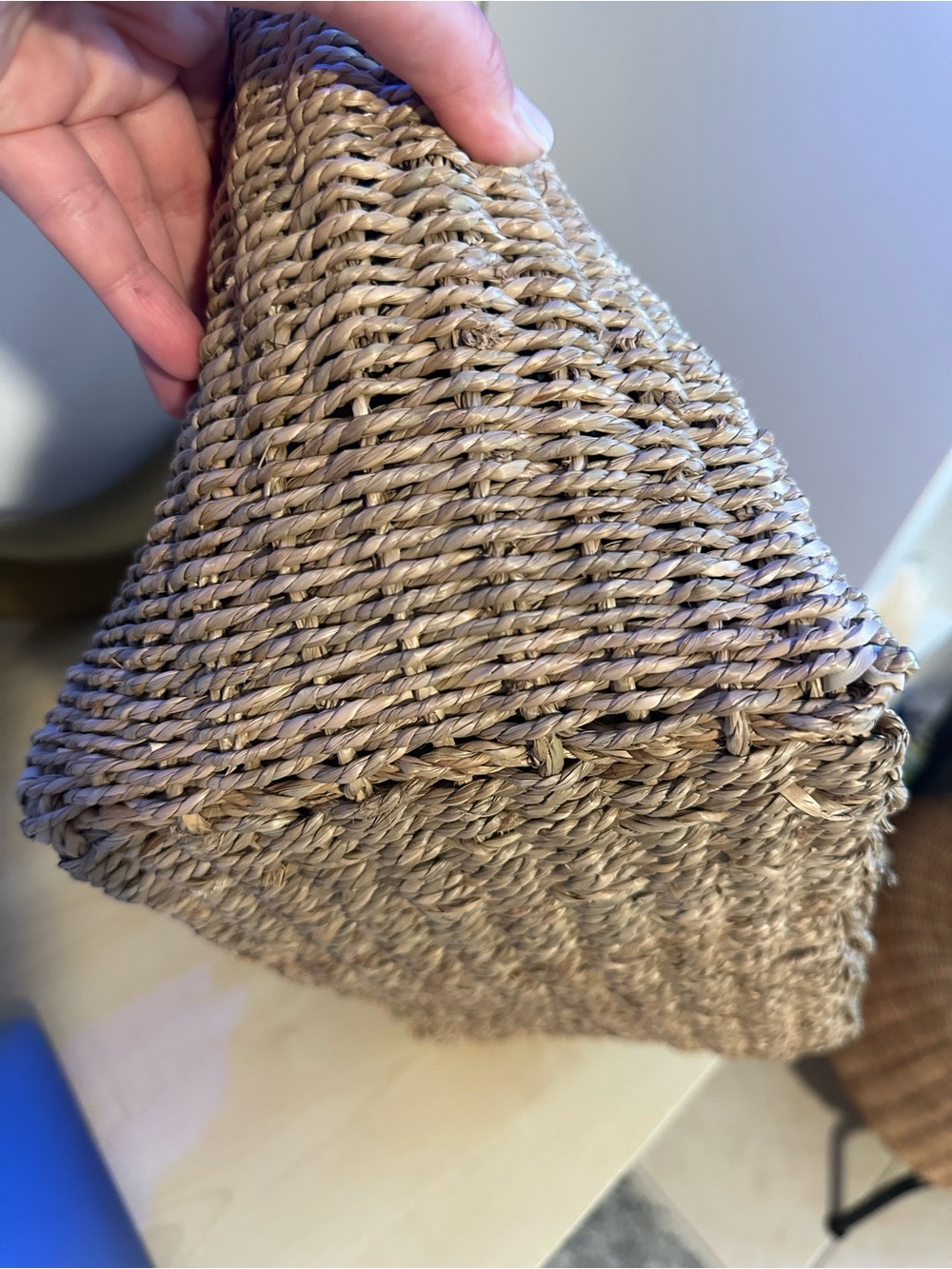 CH Carolina Herrera Vendome Woven Raffia Leather Tote Large Summer Bag - Picture 12 of 16